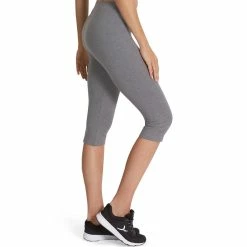 Domyos Exercise & Fitness Apparel Women's Gym & Pilates Slim-Fit Cropped Leggings Fit+