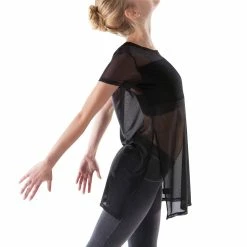 Exercise & Fitness Apparel Domyos, Long Transparent Skirted Dance Leotard, Women's