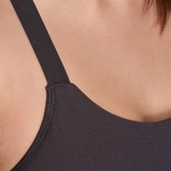 Domyos Comfort Women's Fitness Sports Bra - Black Exercise & Fitness Apparel