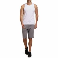 Domyos Nyamba 500, Pilates And Gentle Gym Tank Top, Men's Exercise & Fitness Apparel