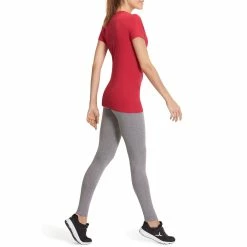 Domyos Nyamba 100 Salto, Stretchy Slim-Fit Fitness Leggings, Women's