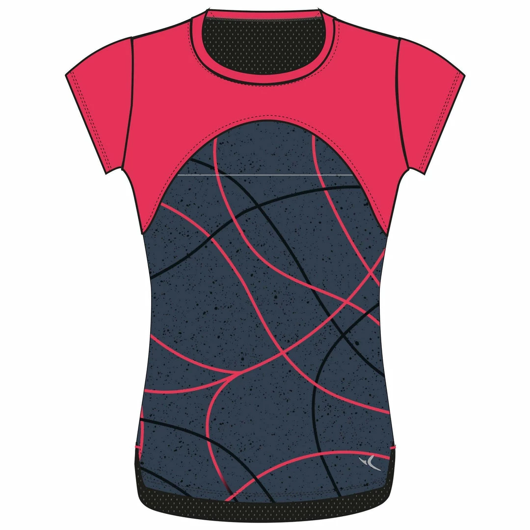 Exercise & Fitness Apparel Domyos S900, Short-Sleeved Breathable Gym T-Shirt, Girls'