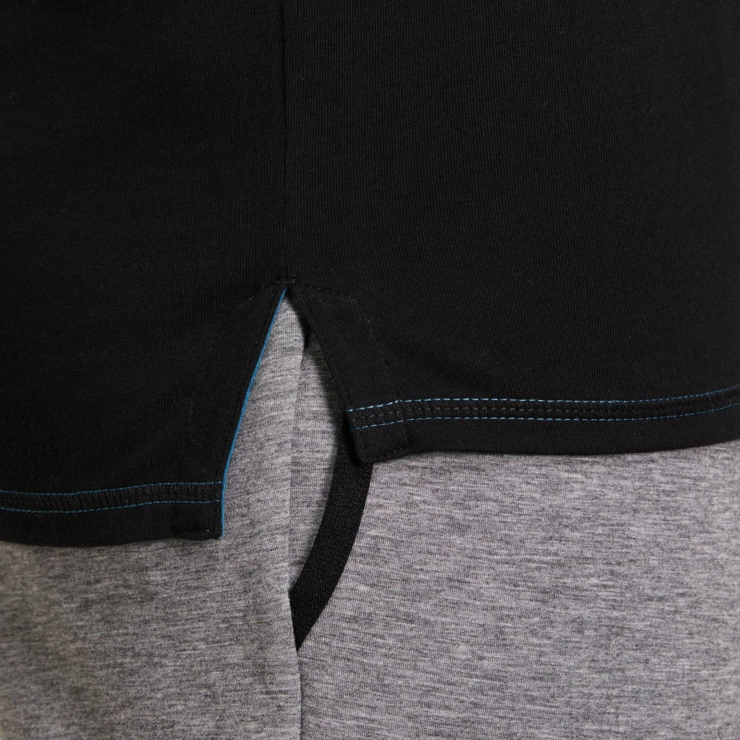 Domyos Men's Gym & Pilates Slim-Fit Cotton T-Shirt