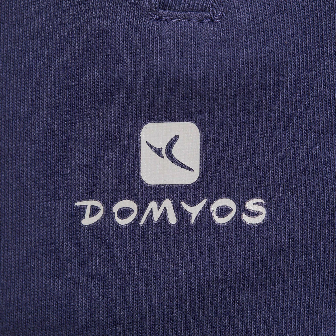 Domyos Slim-Fit Cotton Athletic Shorts, Men's Exercise & Fitness Apparel