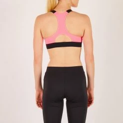 Domyos Exercise & Fitness Apparel Women's Cardio Fitness Zip-Up Bra Energy 500