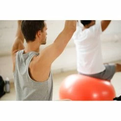 Domyos Nyamba 500, Pilates And Gentle Gym Tank Top, Men's Exercise & Fitness Apparel