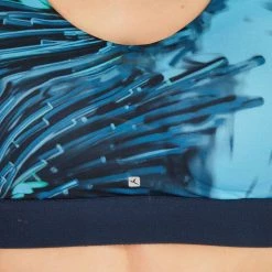 Domyos Exercise & Fitness Apparel Women's Cardio Fitness Zip-Up Bra Energy 500