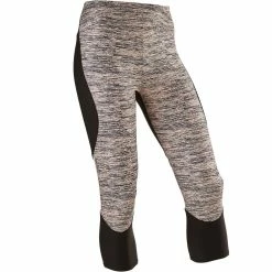 Domyos Girls' Gym Cropped Bottoms Breathable Synthetic S500