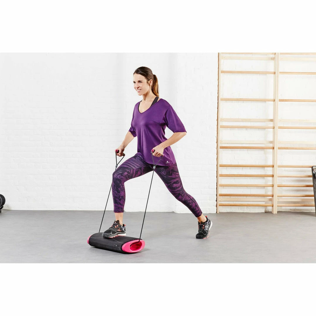 Domyos Women's Cardio Fitness Flat-Stomach 7/8 Leggings Shape Exercise & Fitness Apparel