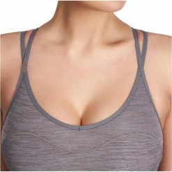 Domyos Exercise & Fitness Apparel Women's Gym & Pilates Sports Bra Comfort+
