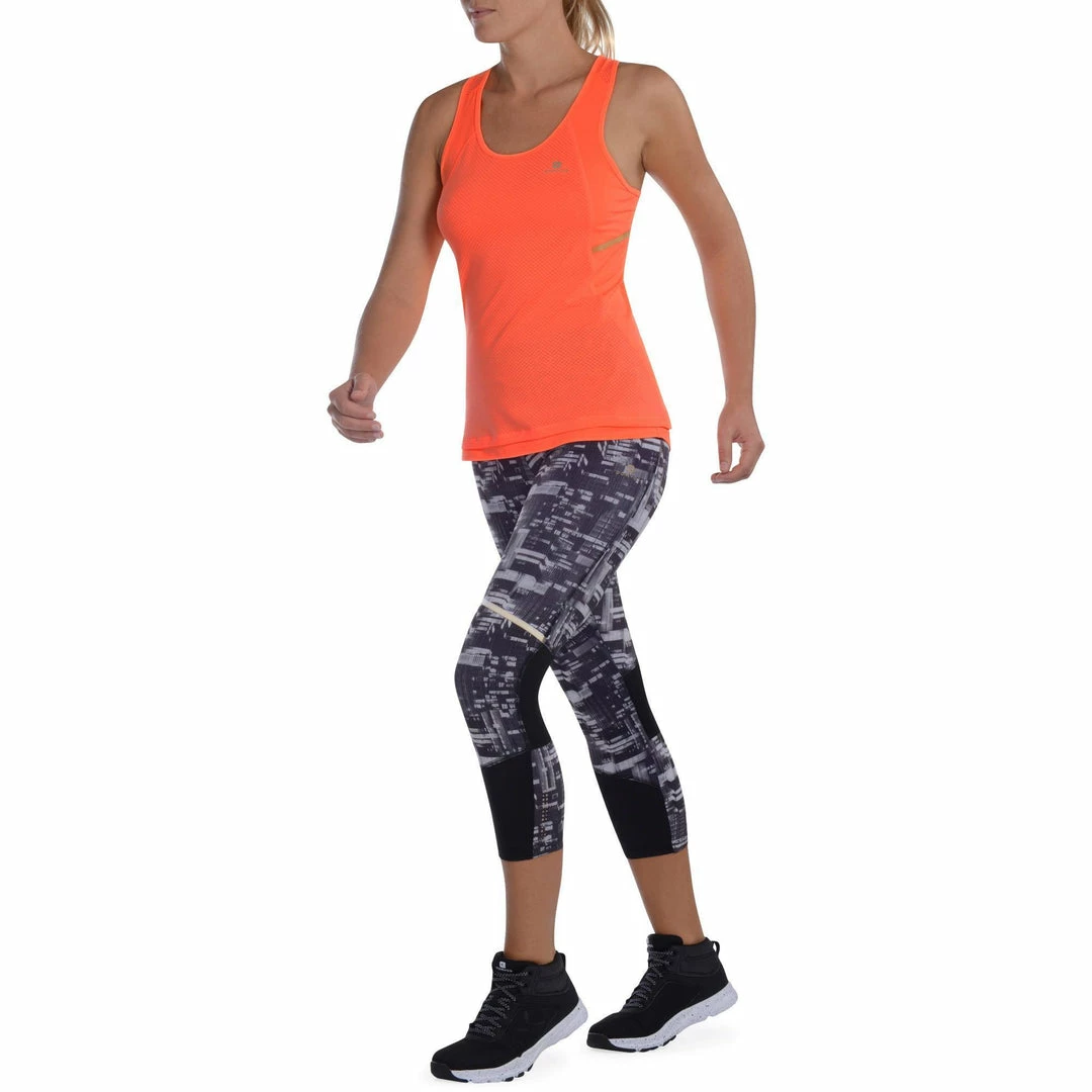 Domyos Women's Cardio Fitness Long Breathable Tank Top Energy Xtreme Exercise & Fitness Apparel