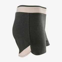 Domyos 500, Breathable Cotton Gym Shorts, Kids' Exercise & Fitness Apparel