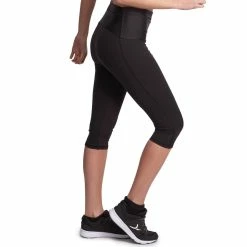 Domyos Women's Cardio Fitness Flat-Stomach Cropped Leggings Shape