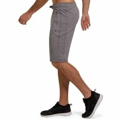 Domyos Slim-Fit Cotton Athletic Shorts, Men's Exercise & Fitness Apparel