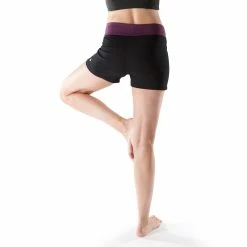 Domyos Women's Organic Cotton Yoga Shorts Exercise & Fitness Apparel