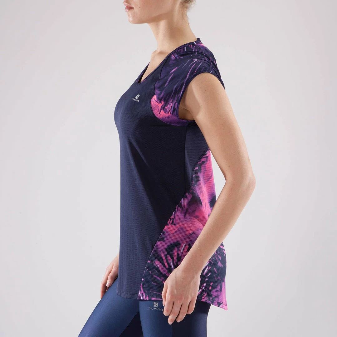 Domyos Exercise & Fitness Apparel Women's Cardio Fitness T-Shirt 500