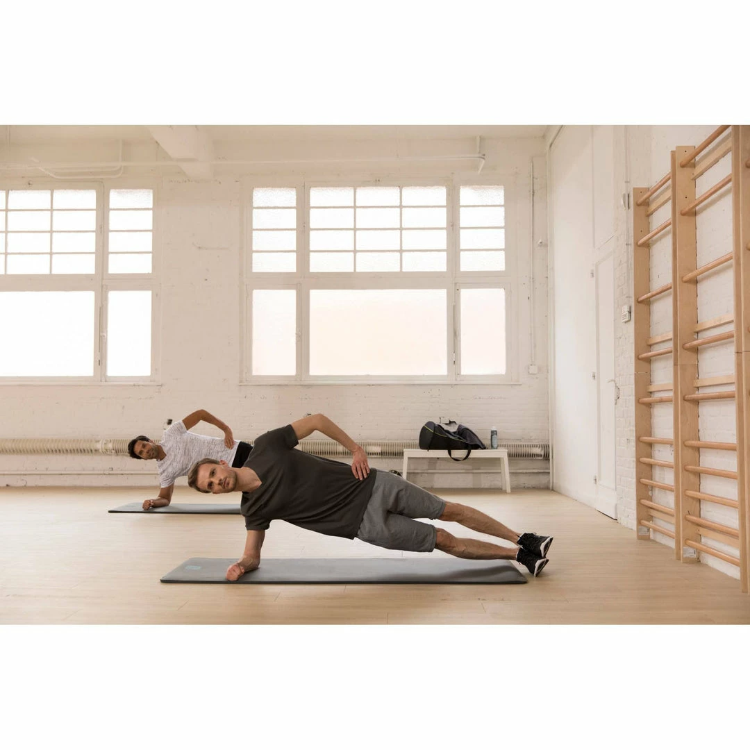 Domyos Slim-Fit Cotton Athletic Shorts, Men's Exercise & Fitness Apparel