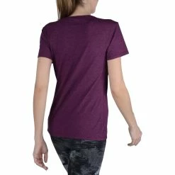 Domyos Exercise & Fitness Apparel Women's Gym & Pilates Regular-Fit Short-Sleeve T-Shirt