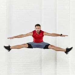 Domyos Exercise & Fitness Apparel Gray Energy+ 2-in-1 Fitness Shorts