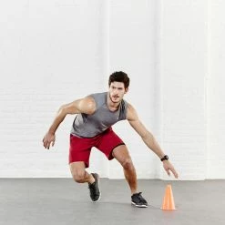 Domyos Exercise & Fitness Apparel Gray Energy+ 2-in-1 Fitness Shorts