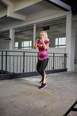 Domyos Exercise & Fitness Apparel Women's Anti-Perspirant Cardio Fitness T-Shirt Energy+