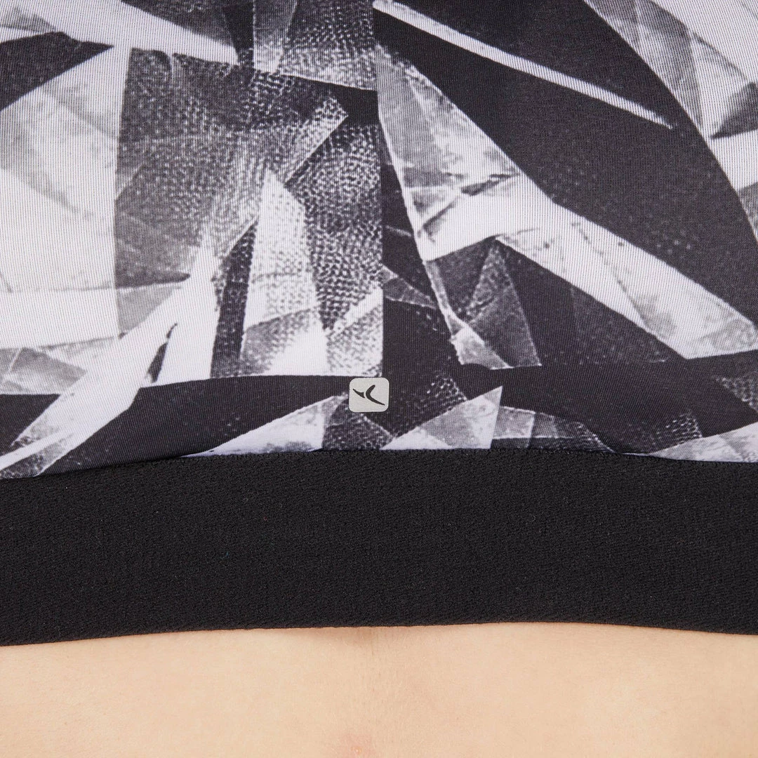 Domyos Exercise & Fitness Apparel Women's Cardio Fitness Zip-Up Bra Energy 500