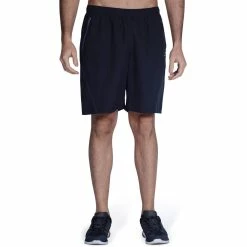 Domyos Men's Cardio Fitness Zip-Pocket Shorts Energy