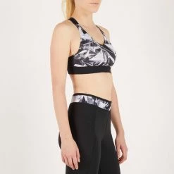 Domyos Exercise & Fitness Apparel Women's Cardio Fitness Zip-Up Bra Energy 500