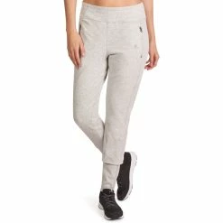 Domyos Exercise & Fitness Apparel Women's Gym & Pilates Zip-Ankle Pants