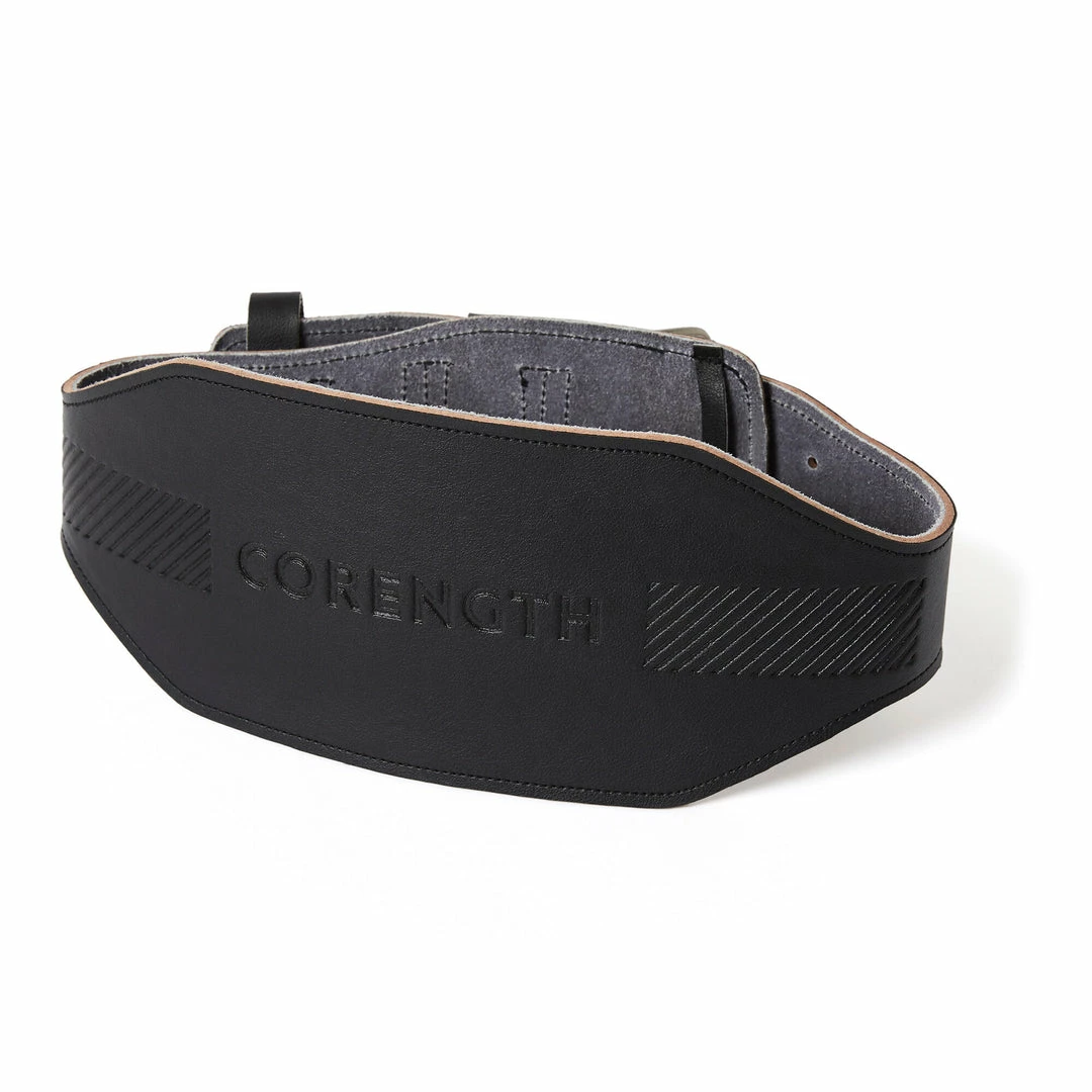 Domyos Corength, Leather Weightlifting Belt For Lower Back Support