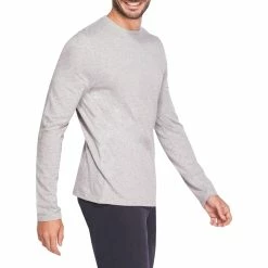 Domyos Exercise & Fitness Apparel Pilates And Gentle Gym Long-Sleeved T-Shirt 120