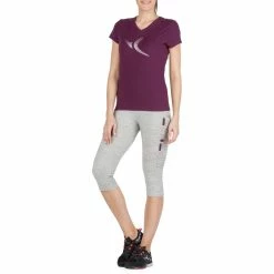 Domyos, Short-Sleeved Gym & Pilates T-Shirt, Women's Exercise & Fitness Apparel