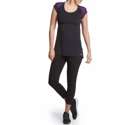 Domyos Shape+, Shaping Fitness T-Shirt, Women's Exercise & Fitness Apparel
