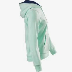 Domyos Exercise & Fitness Apparel Girls' Gym Hooded Sweatshirt Warm 100