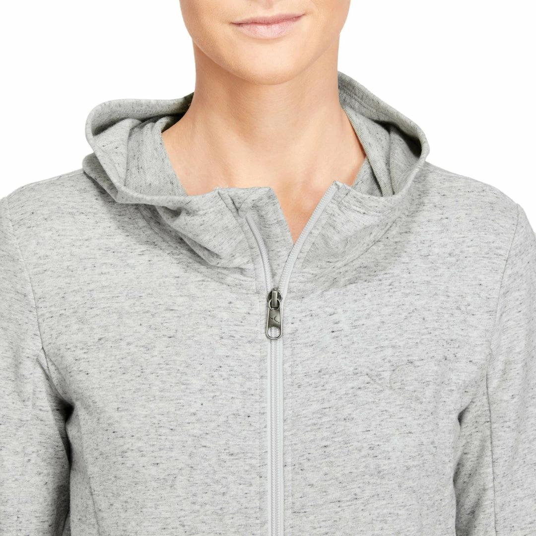 Domyos Women's Gym & Pilates Long Hooded Jacket