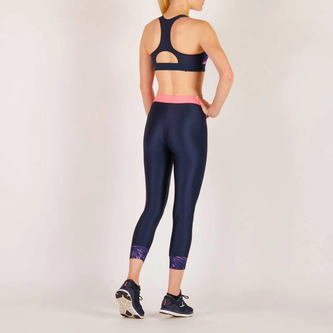 Domyos Exercise & Fitness Apparel Women's Cardio Fitness Zip-Up Bra Energy 500