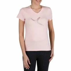 Domyos, Short-Sleeved Gym & Pilates T-Shirt, Women's Exercise & Fitness Apparel