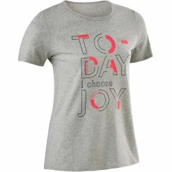Domyos 100, Recycled Short-Sleeved Gym T-Shirt, Kids'