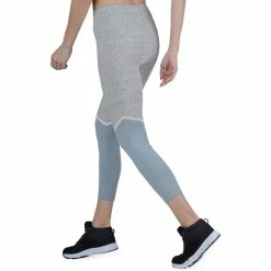Domyos Gym & Pilates Slim-Fit Cotton Leggings, Women's