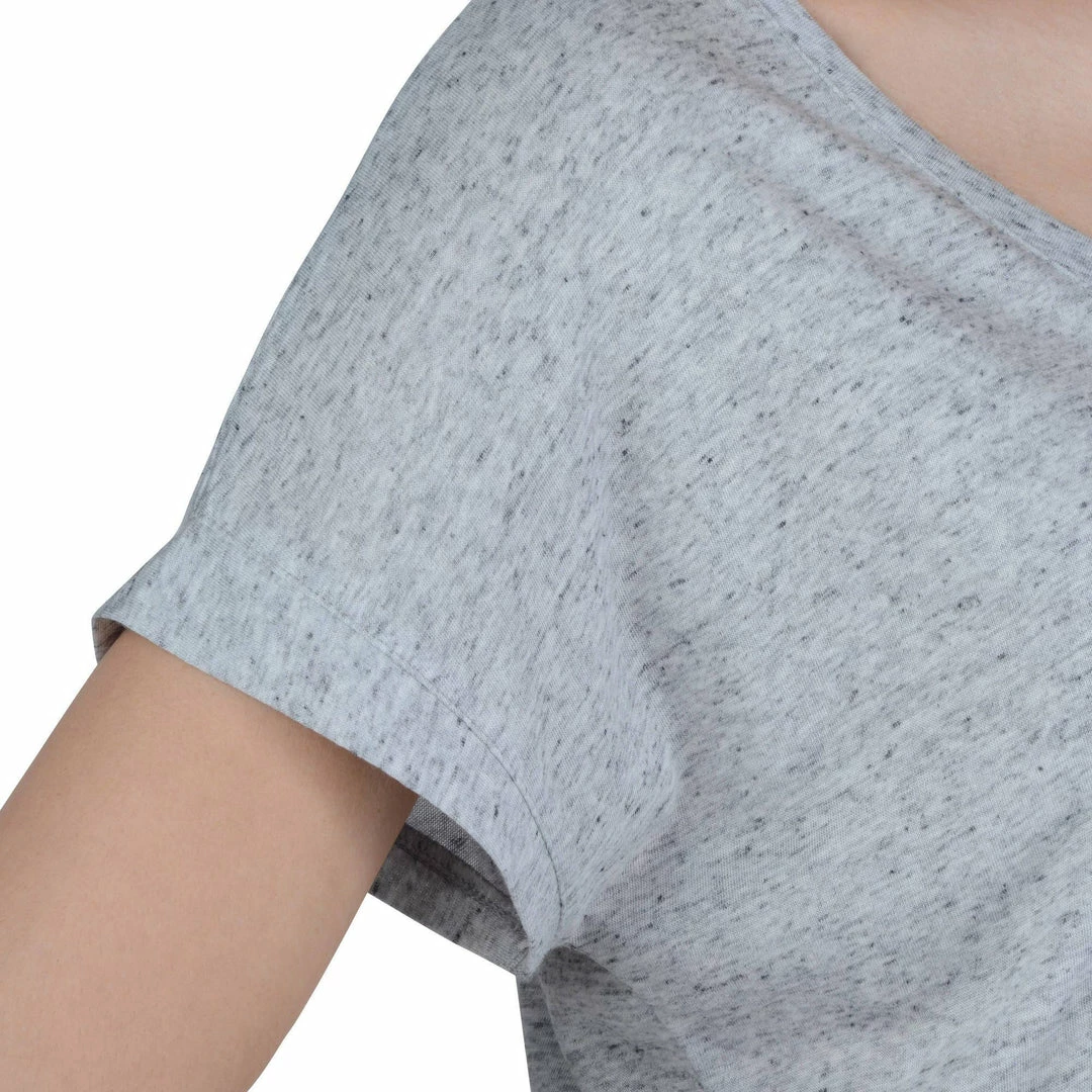 Domyos Short-Sleeve Athletic V-Neck T-Shirt, Women's