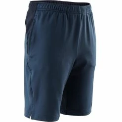 Domyos S500, Synthetic Breathable Gym Shorts, Kids'