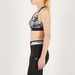 Domyos Exercise & Fitness Apparel Women's Cardio Fitness Zip-Up Bra Energy 500