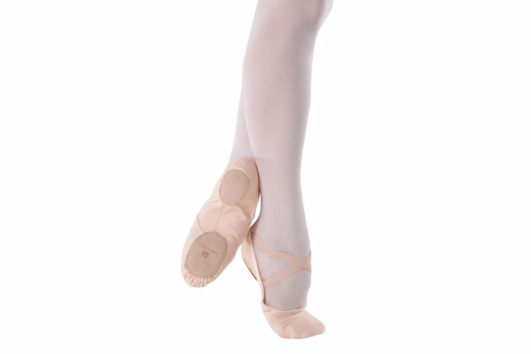 Domyos Split-Sole Canvas Demi-Pointe Shoes