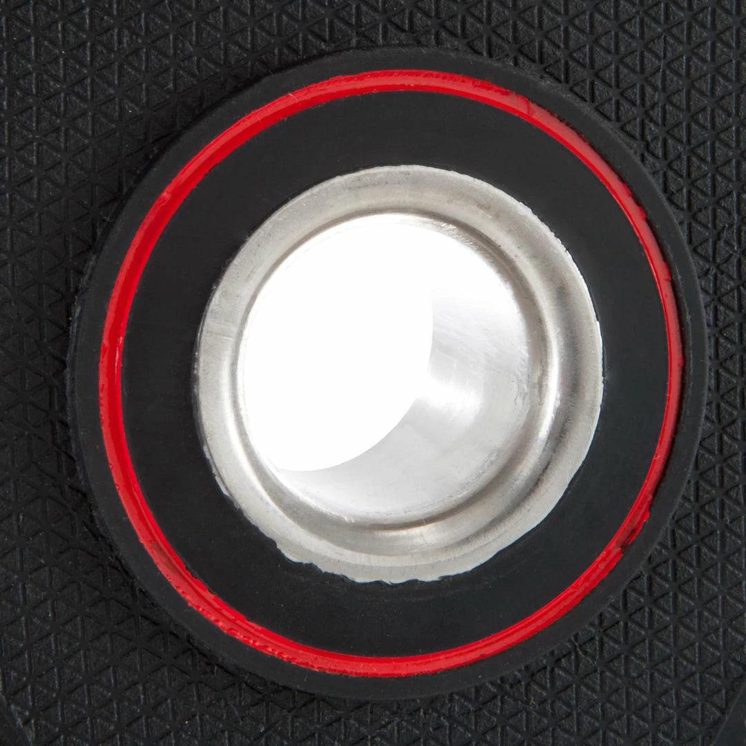 Exercise & Fitness Apparel Domyos, Rubber Weight Training Disc With Handles, 28mm 44lb