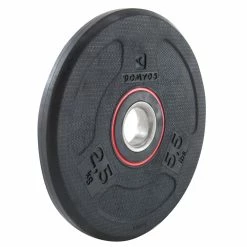 Domyos 28 Mm Rubber Weight Disc, 5.5 Lbs
