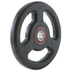 Exercise & Fitness Apparel Domyos 28 Mm Rubber Weight Disc With Handles, 11 Lbs