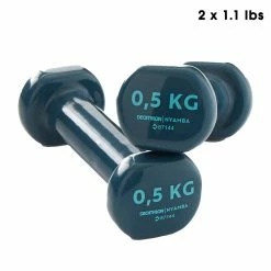 Nyamba, 1.1 To 11 Lb Coated Fitness Dumbbells, 2-Pack Weight Training Gear