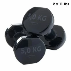 Nyamba, 1.1 To 11 Lb Coated Fitness Dumbbells, 2-Pack Weight Training Gear