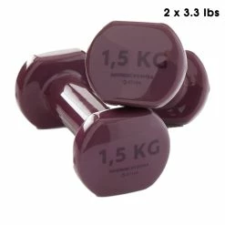 Nyamba, 1.1 To 11 Lb Coated Fitness Dumbbells, 2-Pack Weight Training Gear