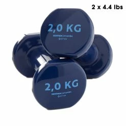 Nyamba, 1.1 To 11 Lb Coated Fitness Dumbbells, 2-Pack Weight Training Gear